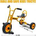 Kids Tricycle for Ages 3+, Preschool Daycare Playground Kids Balance Bike, Home Toddler Trike with Bell and Rubber Wheels, Boys and Girls Indoor/Outdoor Play Equipment