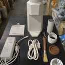 MHW-3BOMBER Electric Conical Burr Coffee Grinder, Single Dose Coffee Bean Grinder with Brush and Top Blower for Home Use/Espresso/Pour Over/Drip/French Press, Infinite Adjustable, Metal G6151W-OS