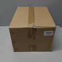 HOSOM Matte Black Door Handles Interior Passage Door Handle for Closet and Hallway Doors Square Non-Locking Door Lever Knob Lock Modern Reversible for Left or Right Handing, 6 Pack