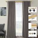 Warm Gold Double Curtain Rods 72 to 144 Inch, Double Decorative Curtain Rods with End Cap Finials, Double Curtain Rods for Window, 1-Inch Front and 5/8 Inch Back Double Window Drapery Rod