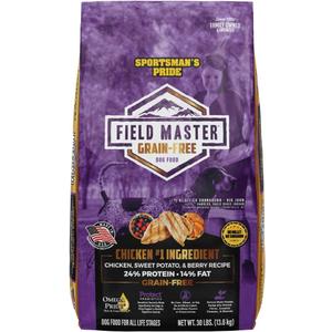 Sportsman's Pride Field Master Grain-Free Chicken, Sweet Potato, & Berry Recipe Dry Dog Food, 30-lb Bag