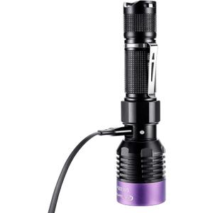 LIGHTFE UV305 High-Power UV Flashlight USB Rechargeable, Used for Hunting Ore, Scorpion and UV Glue Curing, Checking Pet Urine Stains, Identifying Currency, Official Anti-Counterfeiting Documents