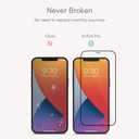 Moshi AirFoil Pro Glossy Screen Protector Compatible with iPhone 12 Mini Screen Protector, Edge-to-Edge, Anti-shatter, Easy Install, Bubble-proof, for 5.4" iPhone 12 Mini (2020)