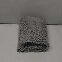 OLANLY Bathroom Rugs 30x20, Extra Soft Absorbent Chenille Bath Rugs, Rubber Backing Quick Dry, Machine Washable Bath Mats for Bathroom Floor, Tub and Shower, Home Decor Accessories, Grey