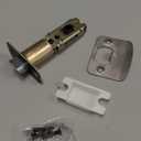 Matte Black 1 Pack Door Lock Parts, Adjustable Door Latch Replacement, Door Lock Replacement Parts, Door Deadlatch Mechanism