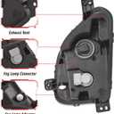 GM2593323 Front Bumper Fog Light Left Driver Side Enhance visibility for 2018 2019 2020 CHEVROLET EQUINOX 84226250