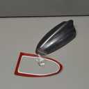 Shark Fin Antenna Cover, AM/FM Signal Roof Aerial Universal for Car Auto SUV Truck Offroad ABS Material with Adhesive Base Gray