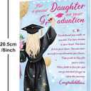 2 x Graduation Card for Daughter,Graduation Gifts Cards for Her,2026 High School & College Graduation Cards Gifts Decorations for Daughter Women From Mom Dad Parents