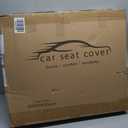 Car Seat Covers Full Set,Faux Leather Seat Covers for Cars, Car Seat Protector Waterproof, Non-Slip,Bright and Shiny seat Covers Make Your Vehicle Look, 2Seaters,Brown