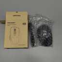 TECKNET Wireless Mouse (BT5.0/3.0 & 2.4G) Rechargeable 4800 DPI Silent USB A & Bluetooth Mouse 6 Buttons, Wide Compatibility - Grey