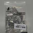 White Head 100 PCS #8x1 Stainless Steel Phillips Pan Head Wood Screws,White Coated Screws Covers Head Wood Screws,Stainless Steel 18-8 A2(304) Screw,Home Screw Kit by QISHENG