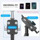 AboveTEK iPad Kiosk Floor Stand - Height Adjustable POS Tablet Floor Stand, 360 Swivel Universal Locking Holder for 7.9"-11" iPad/Air/Samsung - Anti-Theft Security Stand for Retail, Business