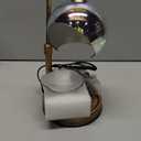 Glocusent Candle Warmer Lamp with Timer, 3D Glass Globe, Antique Base, Dimmable Height Adjustable Wax Melter for Scented Jar Candles, 2-8H Auto Off, Christmas Birthday Gifts for Women, Home Decor Gift