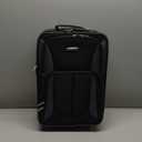 Rockland London Hardside Spinner Wheel Luggage, Black, Carry-On 20-Inch