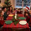 2 x 48PCS Colorful Party Paper Plates, 9inch Disposable Red Green Orange Yellow Paper Desssert Cake Plates Colored Tableware Set for Birthday Baby Shower Easter He is Risen Decorations