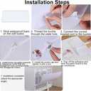 Window Air Conditioners Windshield Universal,Adjustable Angle Air Conditioner Air Deflector,Prevent Direct Blowing of Heat and Cold Air for Vents, Sidewall and Window ac Unit