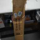 Clear Poster Tube with Strap for Concerts & Festivals, Wide-Diameter Polycarbonate, 3.75" Inner Diameter, 25" Length, Holds 5+ Prints