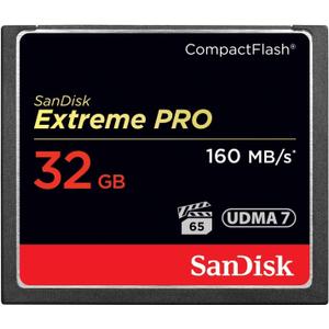 SANDISK 32GB Extreme PRO CompactFlash Memory Card UDMA 7 Speed Up To 160MB/s - SDCFXPS-032G-X46