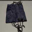 PLULON 2Pcs Drawstring Bags Bulk Navy Blue Drawstring Backpack String Backpack Cinch Sack Sport Gym Backpack Bags for Yoga Traveling Outdoor Sports