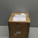 LE TAUCI Ceramic Plant Pots with Drainage Holes, Set of 3, 8+6.7+5.5 Inch Stripe Garden Planter Pots for Outdoor Indoor Plants Flower, Round Succulent Orchid Flower Pot, Reactive Glaze Black