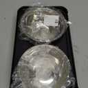 COMESOON Elevated Dog Bowls for Small Medium Dogs, 3 Height Adjustable Raised Stand with 2 Thick 6" Stainless Steel Food Bowls, Non-Slip Feeder Adjusts to 2.75", 6", 7.5", Black