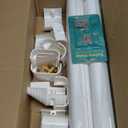 3" W 7.5Ft L Line Set Cover Kit for Mini Split Air Conditioners Decorative PVC Slim Line Cover for Central AC & Heat Pumps Systems Tubing Cover