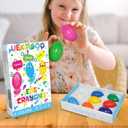 9 Color Egg Shaped Crayons,Plam Grip Washable Paint,for Fotoddlers, Kids,Children