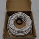 Mediabridge CAT6 Ethernet Patch Cable (50 ft) RJ45 Connectors with Gold Plated Contacts (10gbps) (White)