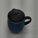 GRANDTIES Insulated Coffee Mug with Handle - Sliding Lid for Splash-Proof 16oz Thermal Tumbler with Double Walled Vacuum Stainless Steel to Keeps Beverages Hot or Cold-Cobalt Blue (15.6 Ounces)