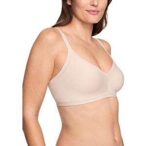 Warner's Women's Easy Does It Underarm-smoothing With Seamless Stretch Wireless Lightly Lined Comfort Bra Rm3911a (Medium)