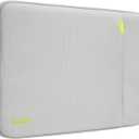 tomtoc 360 Protective Laptop Sleeve for 14-inch MacBook Pro M4/M3/M2/M1 Pro/Max A3112 A3401 A3185 A2992 A2918 A2779 2024-2021, Water-Resistant Case Bag with Accessory Pocket for 13.8 Surface Laptop 7 (Light Gray)