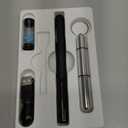 Ear Wax Removal, Earwax Removal Kit, 1296P HD Ear Cleaner with Camera, Otoscope with 6 Ear Spoon, Ear Canel Cleaning 6 LED Lights 12 Ear Tips, Ear Camera for iOS & Android, Black