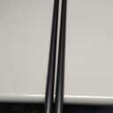 Umbra Cappa Modern 1" Curtain Rod, Includes 2 Matching Finials, Brackets & Hardware, Black (66 to 120)