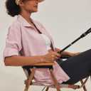 Pinspark Women's UPF 50+ Long Sleeve Quick Dry Outdoor Shirt with Pockets (Pink, XL)