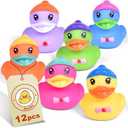 12 Pack Jeep Ducks for Jeeps - 2.2’’ Rubber Duckies for Jeep Lovers, Baby Bath Toy, Mini Ducks for Jeeps, Fun Bath Toys for Babies, Jeep Gifts, Rubber Ducks in Bulk , Pack of 2