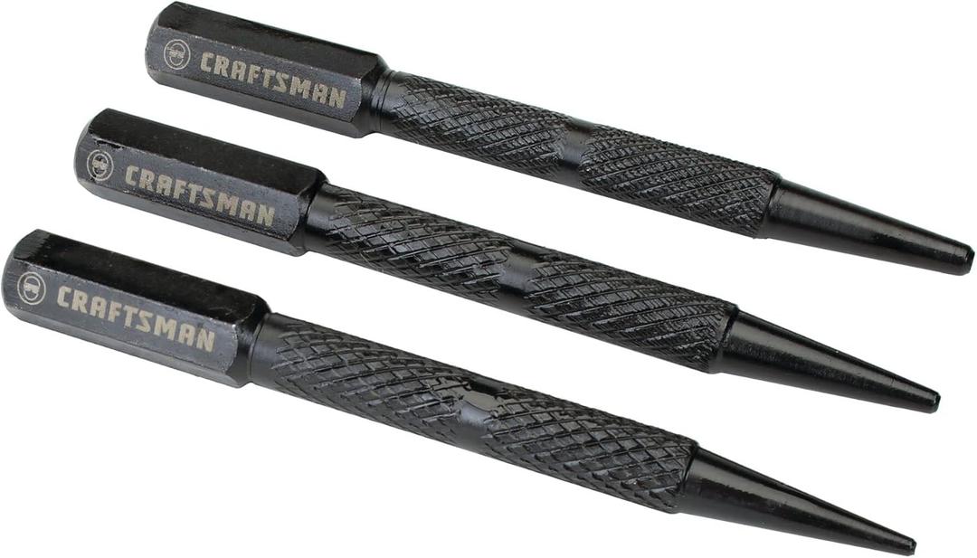 CRAFTSMAN Steel Nail Set, 3-Piece (CMHT58116) (One Size)