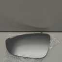 X AUTOHAUX Left Driver Side LH Mirror Glass W/Adhesive for Volkswagen CC 2009-2017 for Eos 2009-2015 2016 for Passat 2012