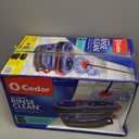 O-Cedar EasyWring RinseClean Microfiber Spin Mop & Bucket Floor Cleaning System with 3 Extra Refills, Plastic, Grey