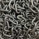 Made in USA 1/4" G43 High Test Chain NACM, Anchor Chain WLL 2,600 lb, Thick Hot Dipped Galvanized, Multiple Length Avaliable (20ft)