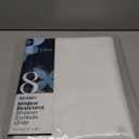 LiBa Waterproof Plastic Shower Curtain - Bathroom Shower Curtain Premium PEVA Non-Toxic with Rust Proof Grommets Frosted 8G Bathroom Accessories 36x72 - Frosted