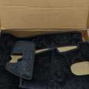 KEYOOG Dashboard Cover Dash Mat Fit for 2001-1998 Do-dge Ram 1500 2500 3500 (for Left Hand Drive),Car Dash Board Mat Anti-Glare Carpet,Non-Slip Pad Sunshield Protector (Flannel) (Black Embossed)