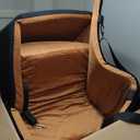 Dog Car Seat for Large Medium Sized Dogs Under 55 lbs, Dog Booster Seat for 2 Small Dogs with Detachable Washable Cover and Cushion, Memory Foam Pet Car Seat with 2 Safety Belts and Storage Pockets