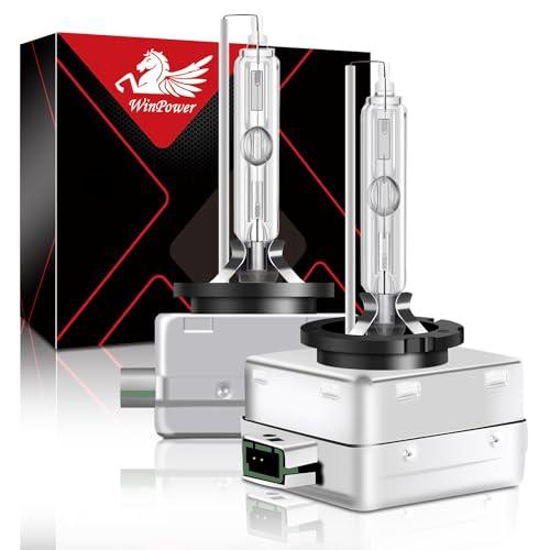 WinPower 35W D3S HID Xenon Headlight Replacement Bulbs 6000K, Pack of 2