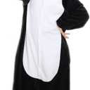 Adrinfly Unisex Penguin Onesies Adult One Piece Animal Pajamas Cosplay Costume