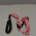 Mini Pig Harness, Adjustable Small Pig Harness with Leash Infinity Style Lead and Soft Foam Handle for Pet Pigs Walking Training Jogging (Pink, L)