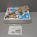 Gold Floor Lamps for Living Room, Super Bright Arc Floor Lamp with Remote Control, 3 Light Tall Floor Lamps with Stepless Dimmable, 80" Mid Century Tree Floor Lamp for Bedroom, Office (Gold-Linen Shade)