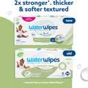 WaterWipes Sensitive+ Baby & Toddler Wipes, 3-In-1 Cleans, Cares, Protects, 99.9% Water, Textured Clean, Unscented & Hypoallergenic, 540 Count (Pack of 9)