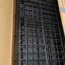 Amazon Basics Large 3-Tier Cat Cage Playpen with Easy to Clean Removable Tray, Front Doors, Portable, Foldable, 35.8" x 22.4" x 50.6", Black