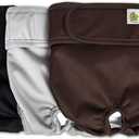 Pet Magasin Super Absorbent Reusable Dog Diapers for Females (3-Pack) - Ideal Heat Solution, Washable Doggie Diapers for Female Dog - Perfect Doggie in Heat & Period (Original, XS (10-12 Waist))