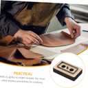 Operitacx Leathercraft Square Scarf Tool 2.64X1.22 Inch DIY Leather Cutting Die Vintage Scarf Buckle Mold for Handcrafted Leather Accessories (Brown)